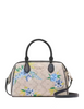 Kate Spade New York Spade Flower Floral Dolly Duffle Blazer Blue Multi