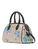 Kate Spade New York Spade Flower Floral Dolly Duffle Blazer Blue Multi