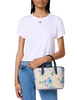Kate Spade New York Spade Flower Floral Small Tote Blazer Blue Multi