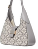 Kate Spade New York Spade Flower Jacquard Nouveau Small Shoulder Bag Grey