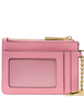 Kate Spade New York Spade Flower Key Ring Card Holder  Dark Beige Grapefruit 