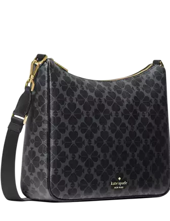Kate Spade New York Spade Flower Large Crossbody With Pouch Black