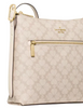 Kate Spade New York Spade Flower Large Swingpack Crossbody Bag Dark Beige Moon Dust