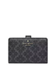 Kate Spade New York Spade Flower Medium Bifold Wallet Black
