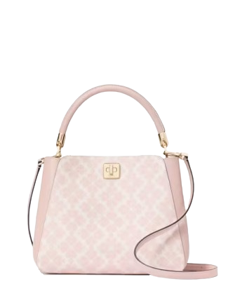 Kate Spade New York Spade Flower Pvc Medium Top Handle Satchel  Rose Smoke 