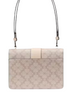 Kate Spade New York Spade Flower Pvc Small Flap Shoulder Bag  Dark Beige 