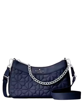 ＊ 美品⭐️kate spade New York 160cm ＊ Kate Spade New York Spade Flower Quilted Nylon Convertible