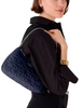 Kate Spade New York Spade Flower Quilted Fabric Convertible Crossbody Parisian Navy