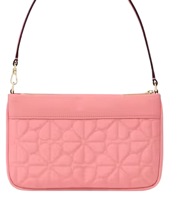 Kate Spade New York Spade Flower Quilted Fabric Convertible Wristlet Terracotta Tile