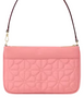 Kate Spade New York Spade Flower Quilted Fabric Convertible Wristlet Terracotta Tile