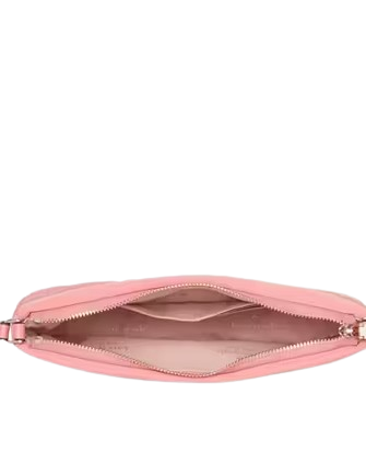Kate Spade New York Spade Flower Quilted Fabric Convertible Wristlet Terracotta Tile
