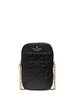 Kate Spade New York Spade Flower Quilted Fabric Phone Crossbody Black