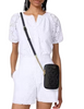Kate Spade New York Spade Flower Quilted Fabric Phone Crossbody Black