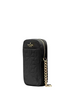 Kate Spade New York Spade Flower Quilted Fabric Phone Crossbody Black