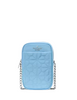 Kate Spade New York Spade Flower Quilted Fabric Phone Crossbody Montauk Blue