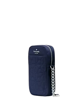 Kate Spade New York Spade Flower Quilted Fabric Phone Crossbody Parisian Navy
