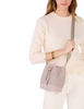 Kate Spade New York Spade Flower Quilted Nylon Bucket Bag Cozy Grey
