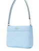 Kate Spade New York Spade Flower Quilted Nylon Convertible Wristlet Montauk Blue