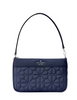 Kate Spade New York Spade Flower Quilted Nylon Convertible Wristlet Parisian Navy