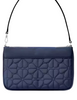 Kate Spade New York Spade Flower Quilted Nylon Convertible Wristlet Parisian Navy