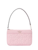 Kate Spade New York Spade Flower Quilted Nylon Convertible Wristlet Pink Horizon