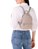 Kate Spade New York Spade Flower Quilted Nylon Small Backpack Cozy Grey