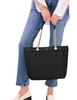 Kate Spade New York Spade Flower Quilted Nylon XL Tote Black