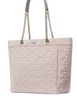 Kate Spade New York Spade Flower Quilted Nylon XL Tote Cozy Grey