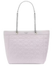 Kate Spade New York Spade Flower Quilted Nylon XL Tote Pale Amethyst