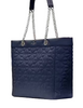 Kate Spade New York Spade Flower Quilted Nylon XL Tote Parisian Navy