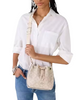 Kate Spade New York Spade Flower Small Bucket Bag Dark Beige