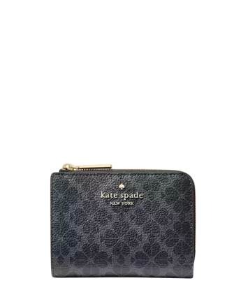 Kate Spade New York Spade Flower Small L-zip Wallet
