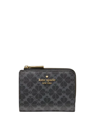 Kate Spade New York Spade Flower Small L-zip Wallet