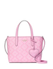 Kate Spade New York Spade Flower Small Tote With Heart Dangle Parisian Rose