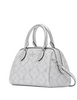 Kate Spade New York Spade Flower Star Toss Small Dolly Duffle Crossbody  Platinum Grey 