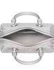 Kate Spade New York Spade Flower Star Toss Small Dolly Duffle Crossbody  Platinum Grey 