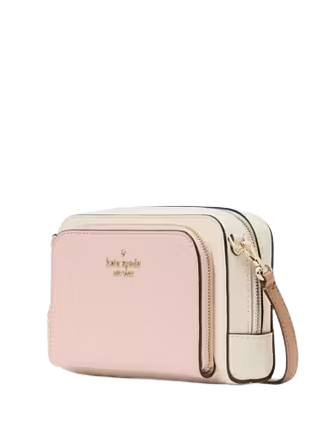 Kate Spade New York Staci Colorblock Dual Zip Around Crossbody Rose Smoke
