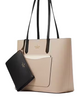 Kate Spade New York Staci Colorblock Leather Large Tote Set Warm Beige