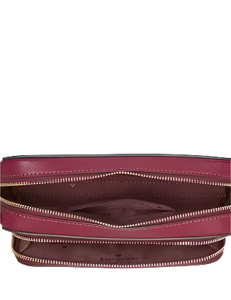 Kate Spade New York Staci Dual Zip Around Crossbody Blackberry Preserves