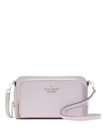 Kate Spade New York Staci Dual Zip Around Crossbody Pastel Lavender
