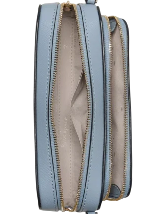 Kate Spade New York Staci Dual Zip Around Mini Crossbody Muted Blue