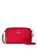 Kate Spade New York Staci Dual Zip Around Mini Crossbody Ruby Red