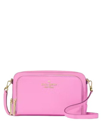 Kate Spade New York Staci Dual Zip Around Mini Crossbody Surf Pink