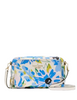Kate Spade New York Staci Floral Dual Zip Around Mini Crossbody Cream 