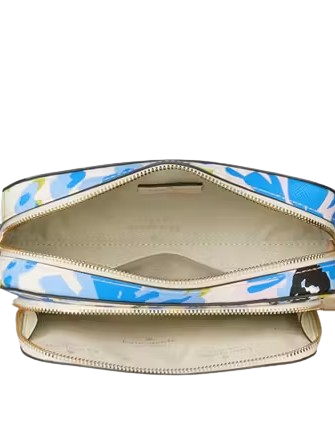 Kate Spade New York Staci Floral Dual Zip Around Mini Crossbody Kate Spade New York Staci Floral Dual Zip Around Mini Crossbody