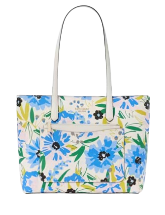 Kate Spade New York Staci Floral Large Tote Set Cream