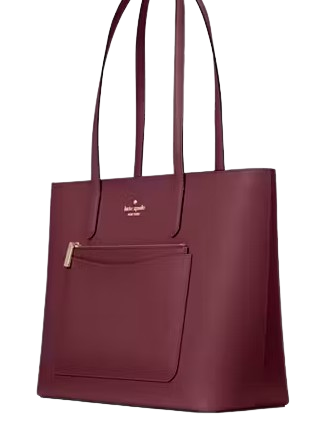 Kate Spade New York Staci Large Tote Set Dark Merlot