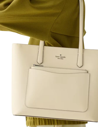 Kate Spade New York Staci Large Tote Set Lemon Fondant