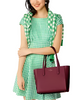 Kate Spade New York Staci Medium Tote Blackberry Preserves