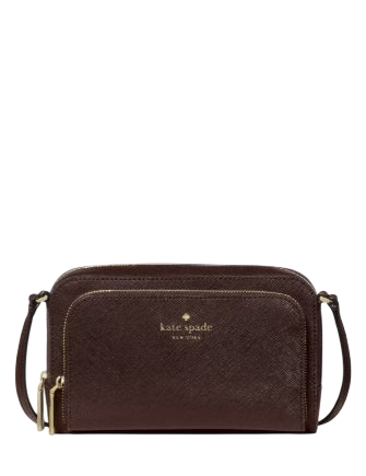 Kate Spade New York Staci Mini Crossbody Bag Hot Fudge